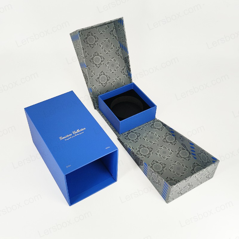 Złotna folia z pudełkiem perfum z tacą EVA i solidną pokrywką i designem podstawowym HP029