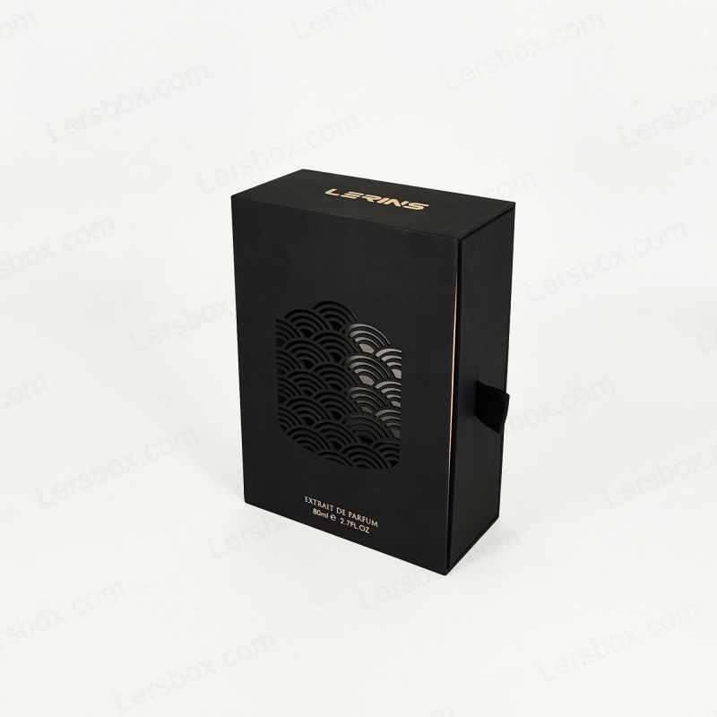 Prevume Perfume Box z niestandardową złotą folią, tacą EVA i sztywną pokrywką dla ochrony HP033