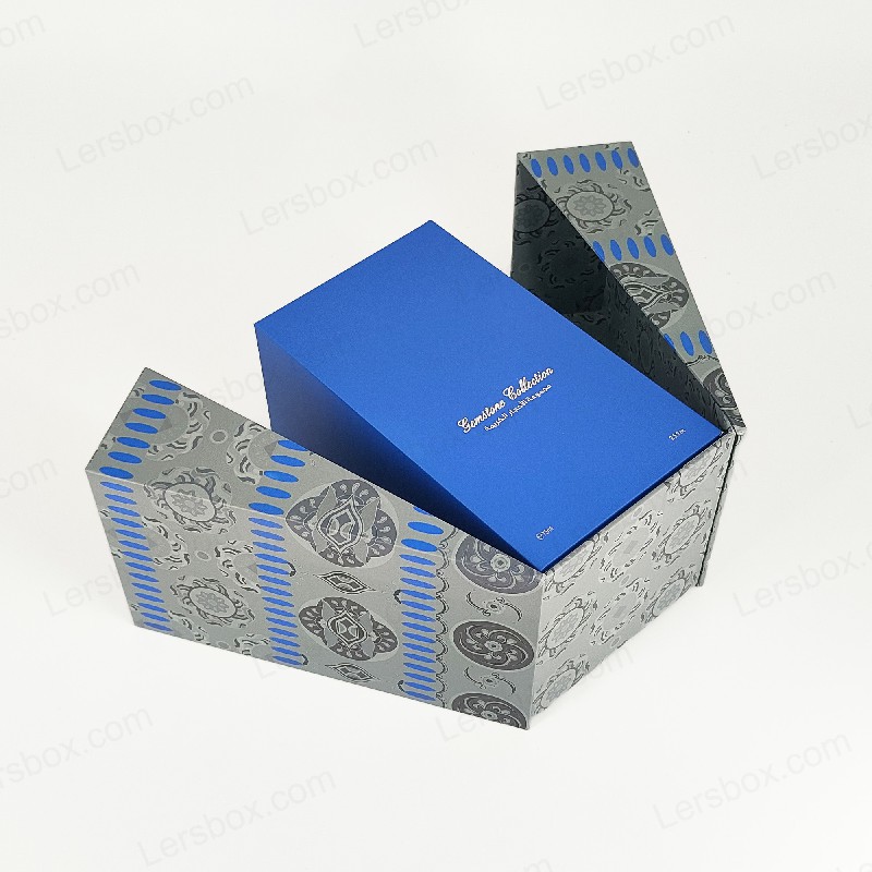 Złotna folia z pudełkiem perfum z tacą EVA i solidną pokrywką i designem podstawowym HP029