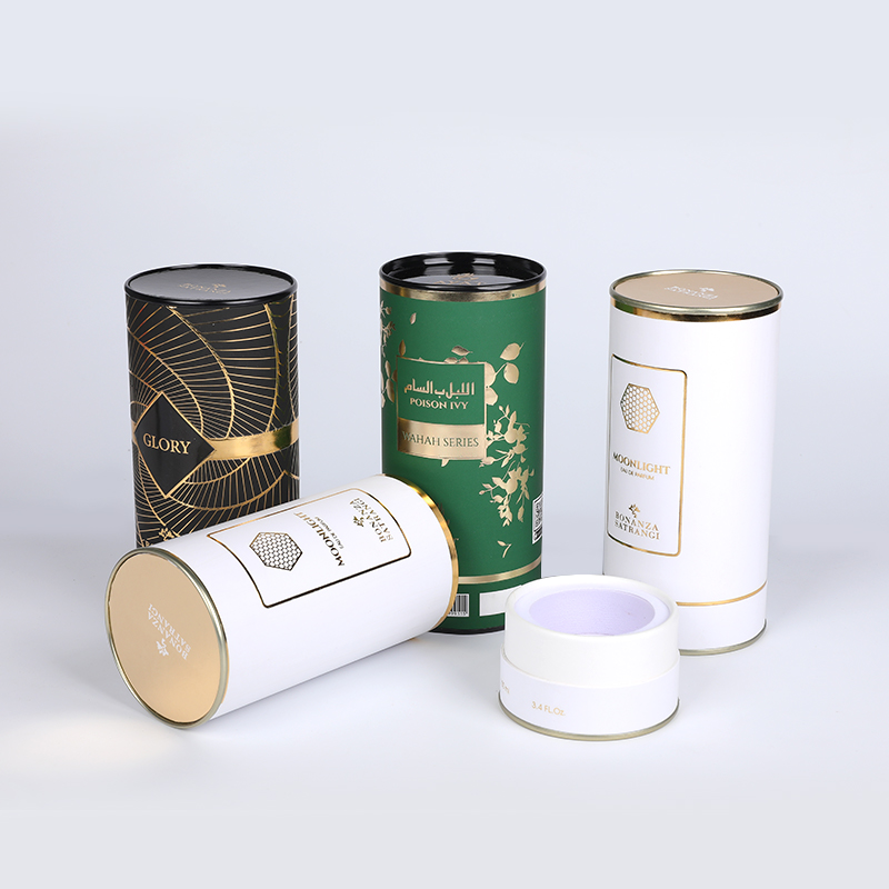 Czysty papier cylindra puszka z szarą deską 6 mm