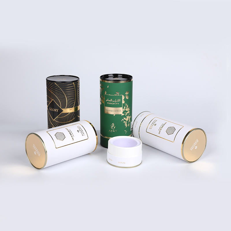 Czysty papier cylindra puszka z szarą deską 6 mm