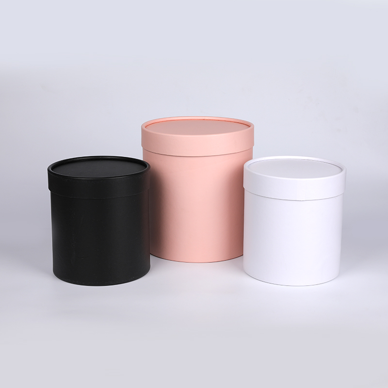Modern Grace elegancki papierowy cylinder z trwałą szarą deską 10 mm