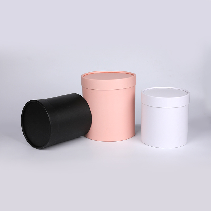 Modern Grace elegancki papierowy cylinder z trwałą szarą deską 10 mm