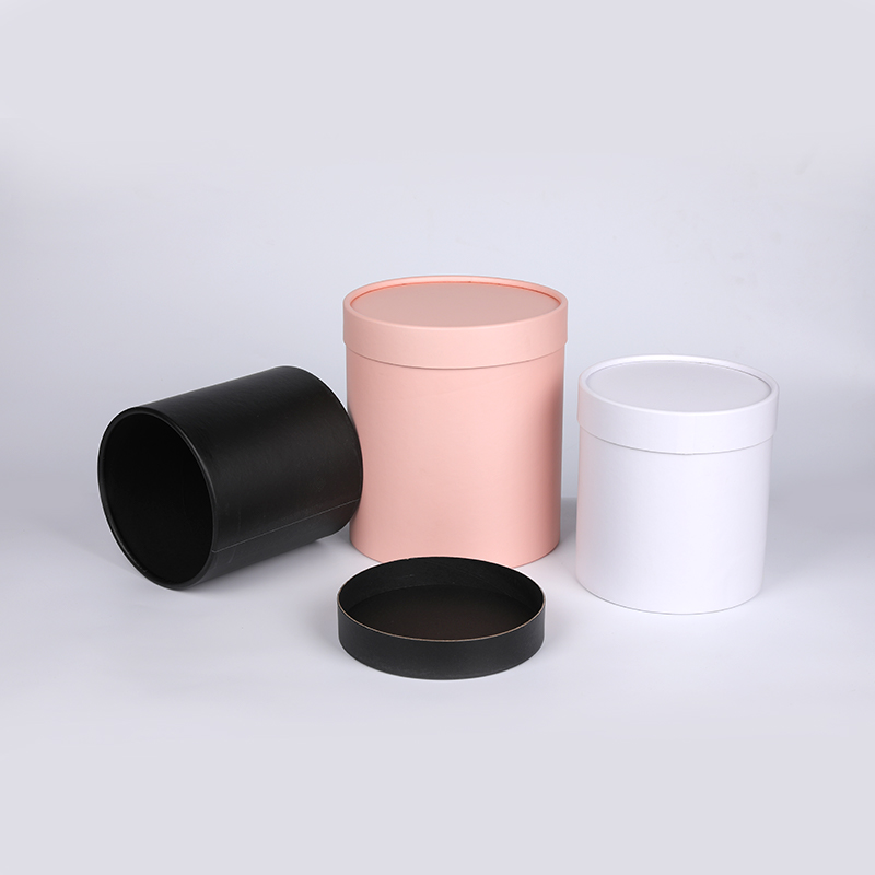 Modern Grace elegancki papierowy cylinder z trwałą szarą deską 10 mm
